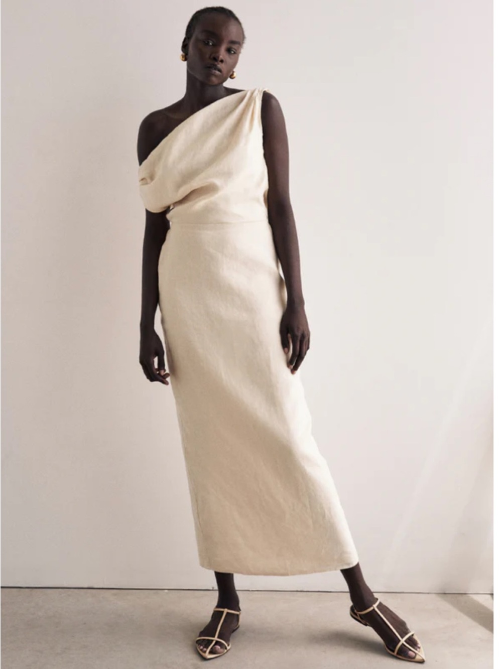DISSH Cass Buttermilk Linen Midi
Dress size 12